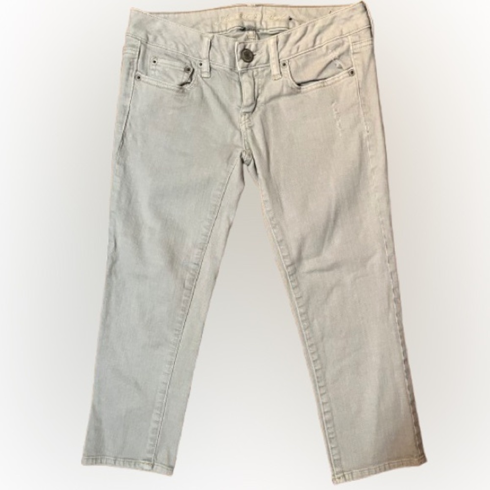 American Eagle Outfitters Stretch Skinny Ankle Cropped Jeans Size 2
